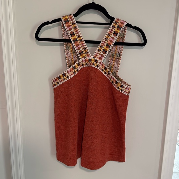 Madewell Tank with Embroidered Straps - Picture 1 of 5